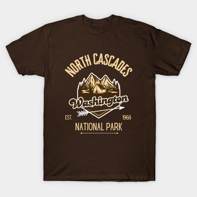 North Cascades National Park T-Shirt by Indieteesandmerch